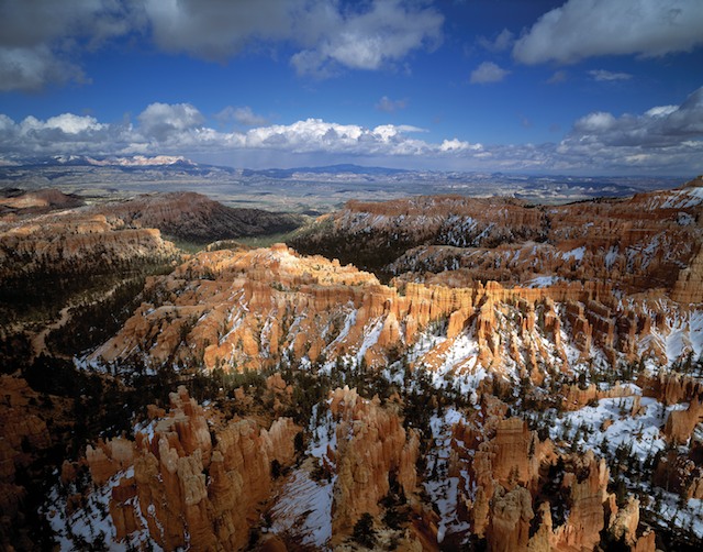 Bryce Canyon, snow, USA